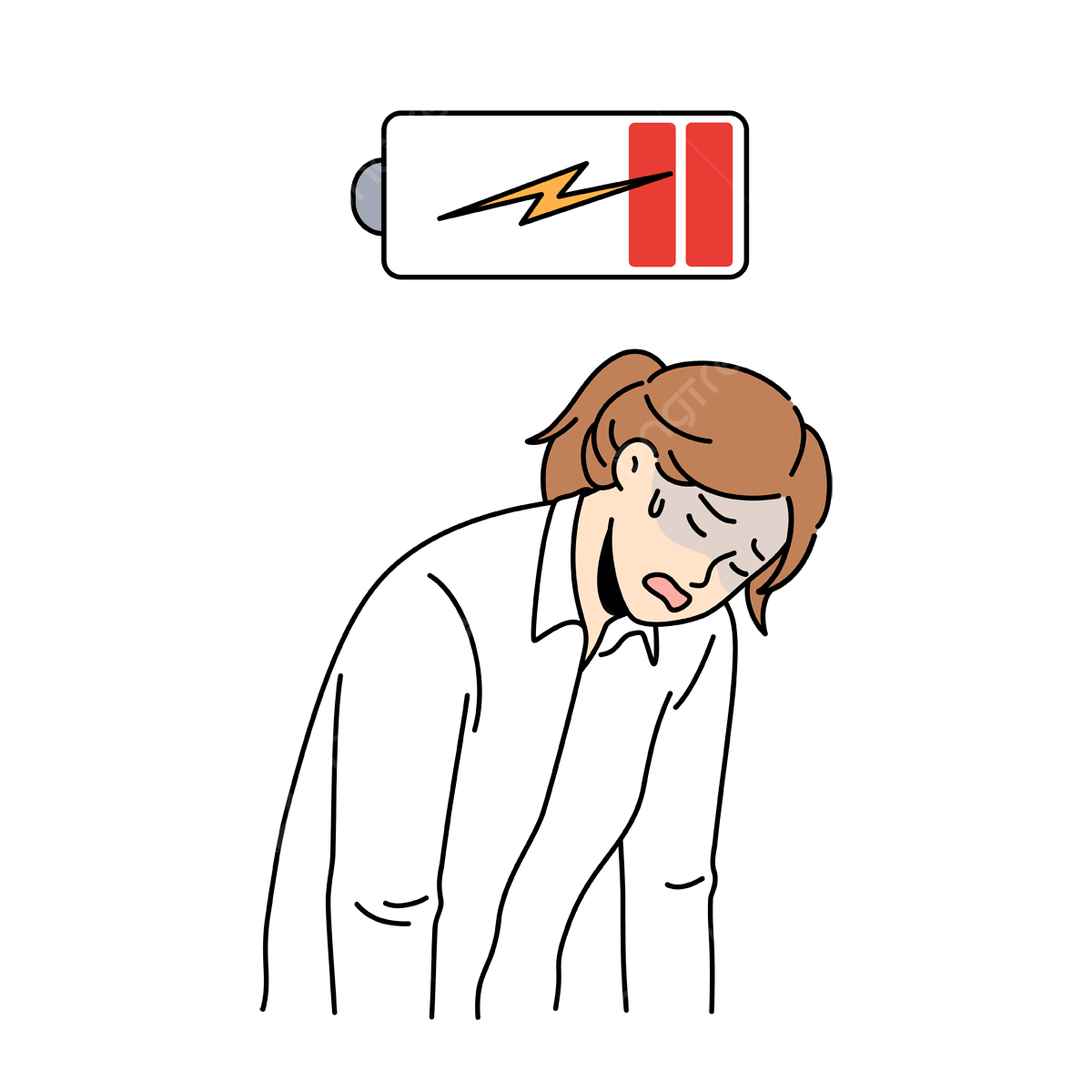몸의 신호를 계속 무시한다