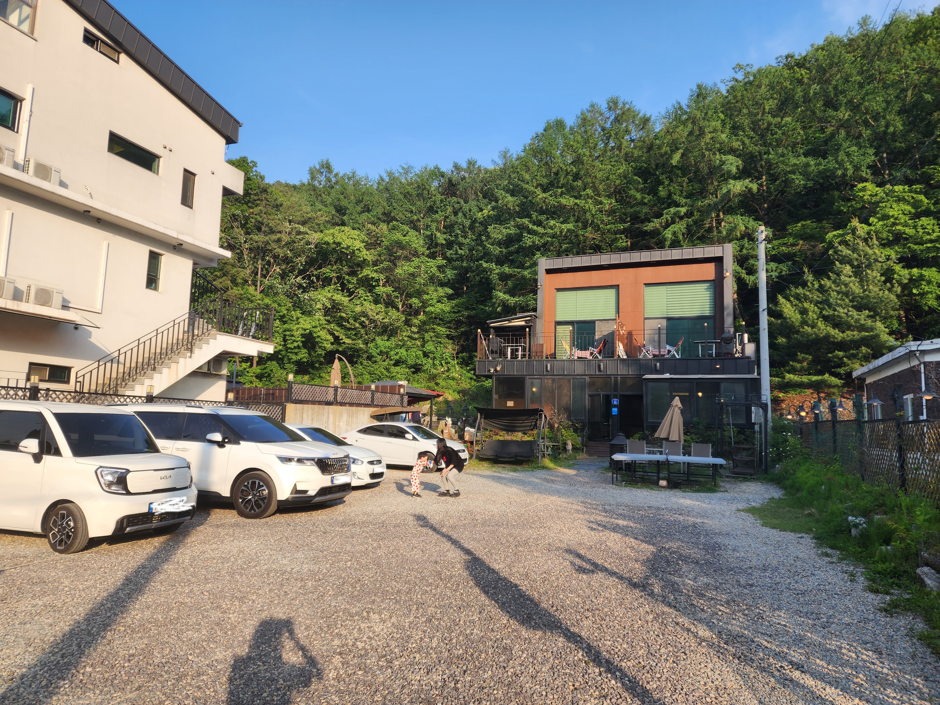 계룡산 쉴만한 물가 펜션 외관