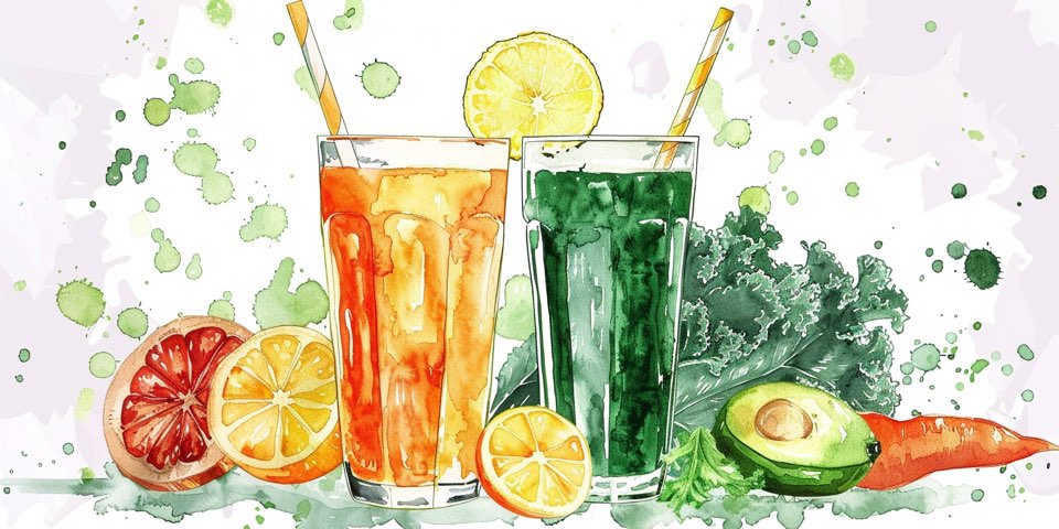 집에서 만드는 건강주스 레시피