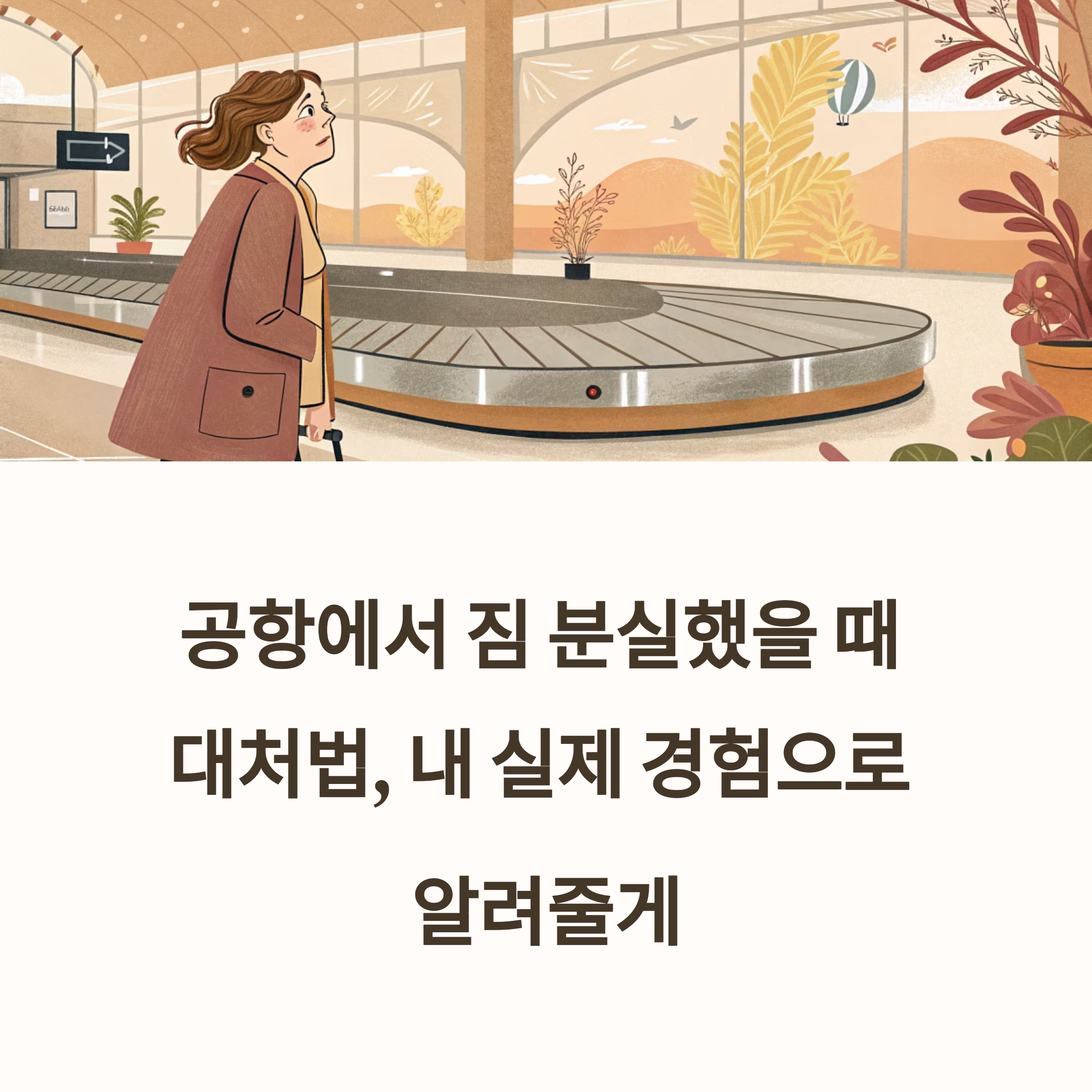 공항에서 짐 분실했을 때 대처법