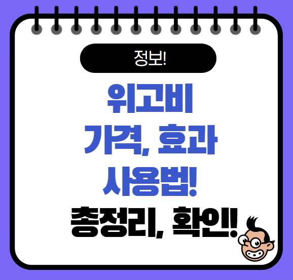 위고비 가격 효과 사용법 총정리 : 다이어트의 새로운 기준