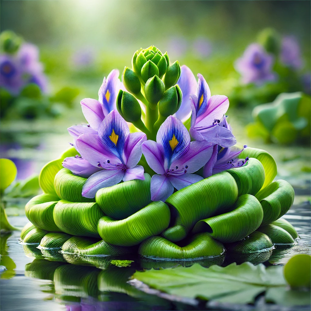 부레옥잠 AI 생성 이미지