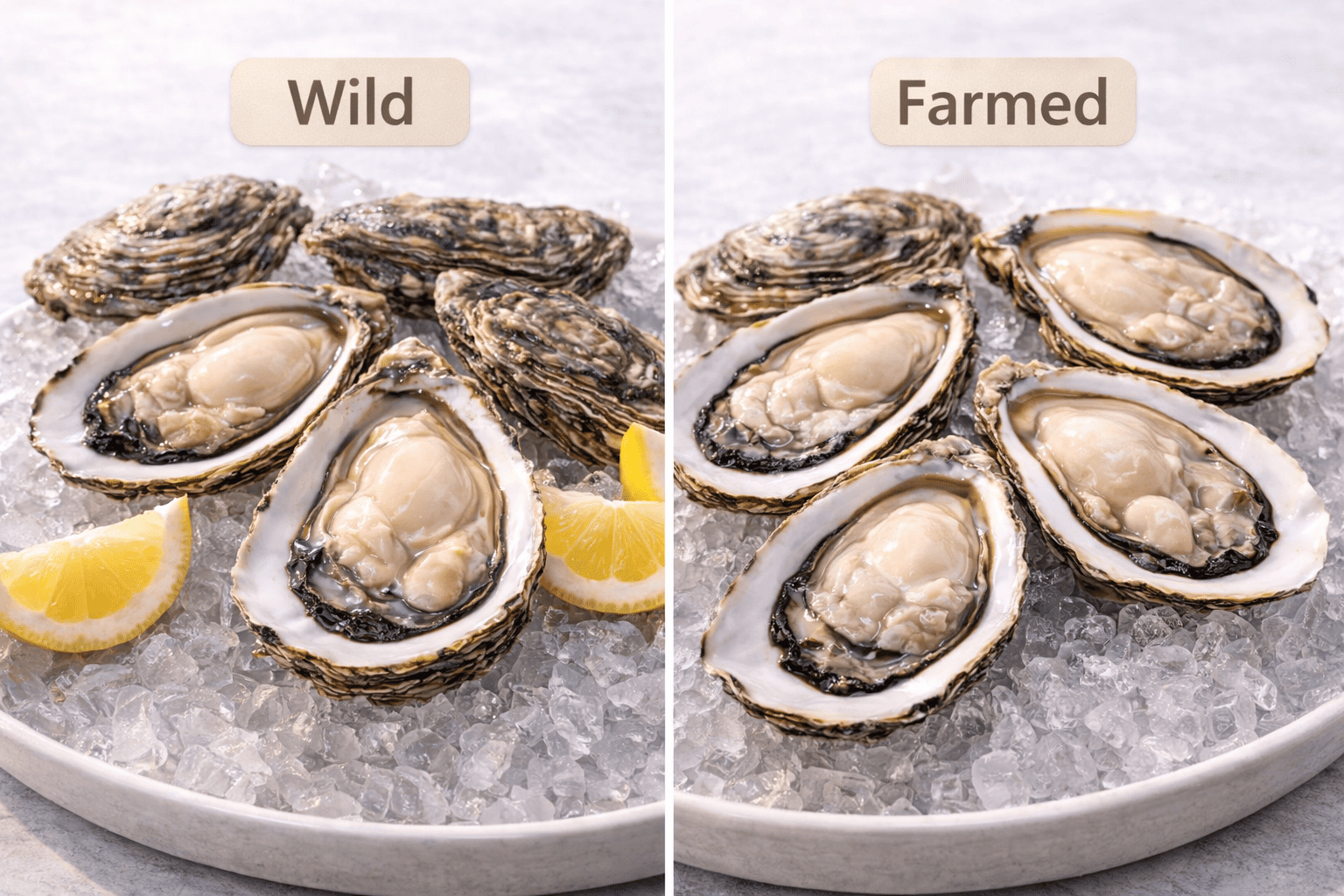 자연산과 양식 굴의 효능 비교