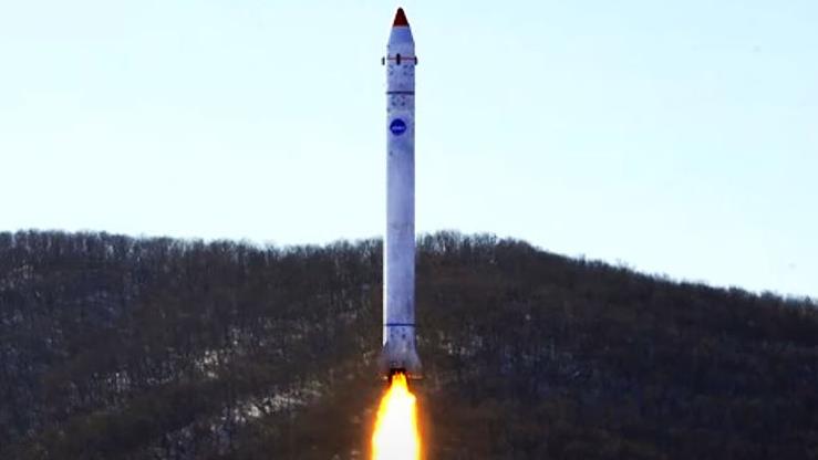 북 우주발사체 발사