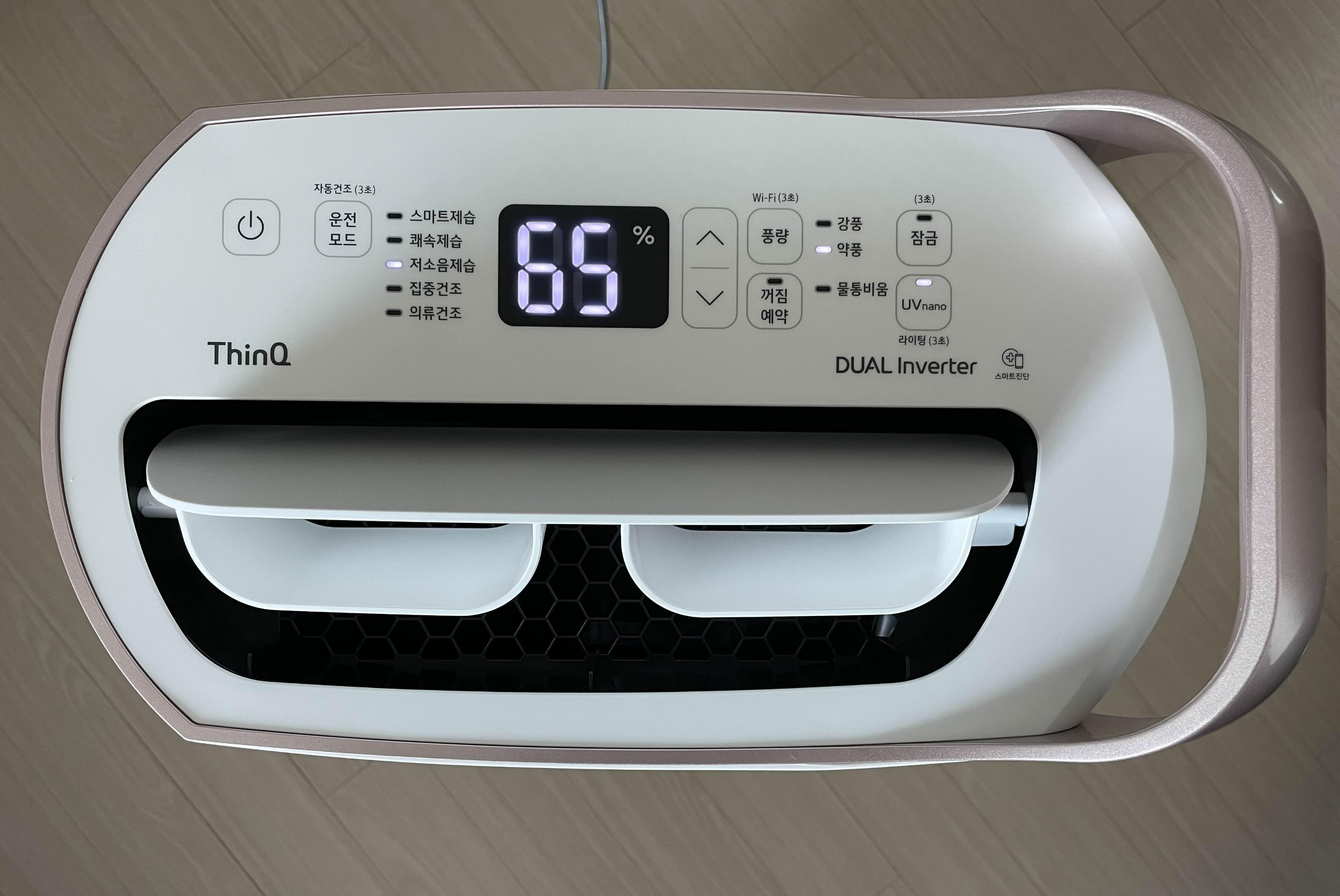 LG 휘센 제습기 22년형 저소음 모드 작동