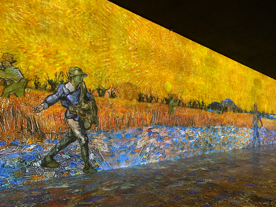 빛의 벙커 고흐 미디어 아트