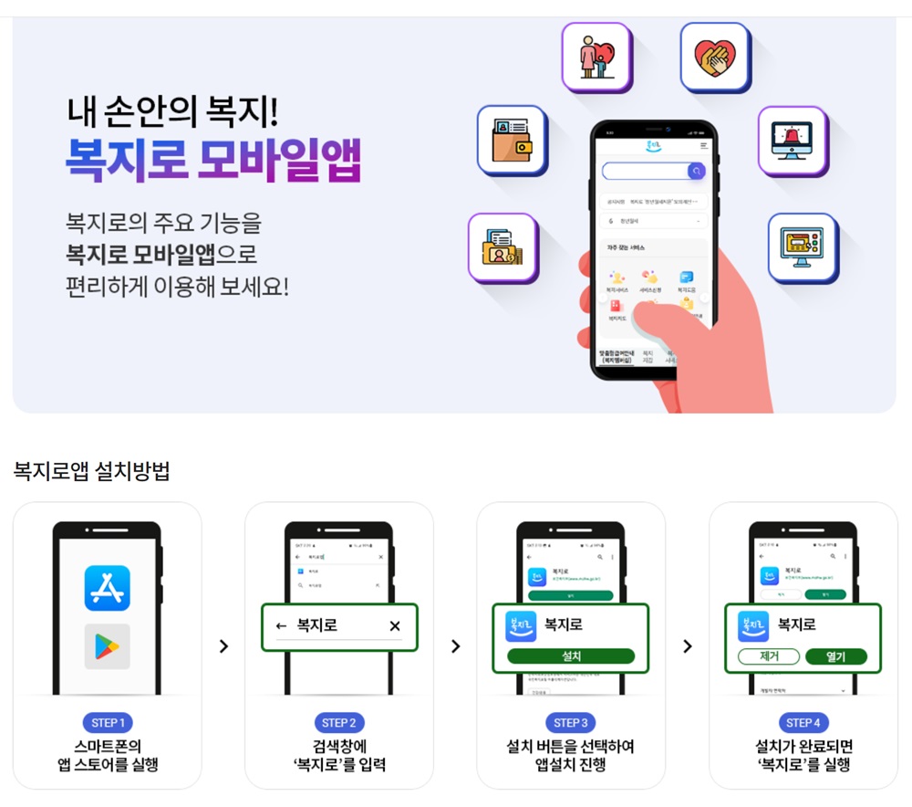 복지로 모바일앱