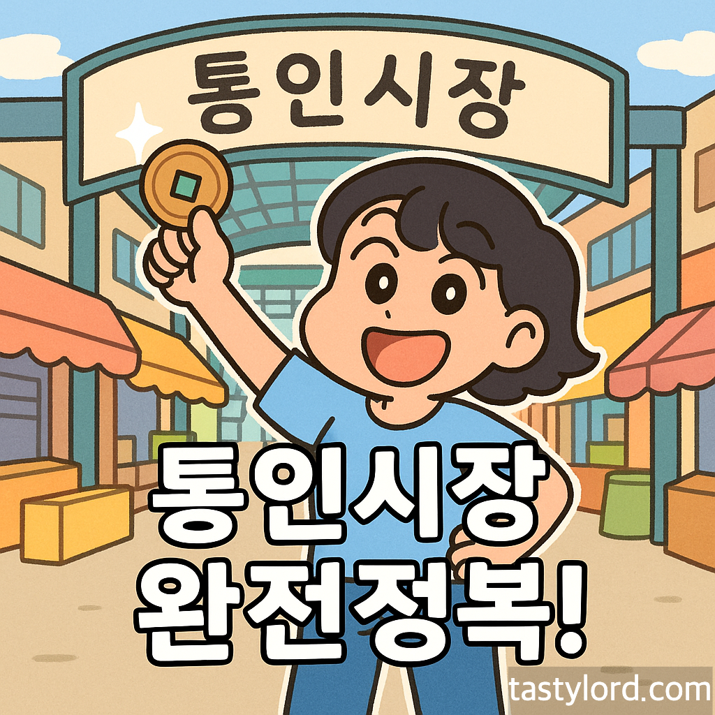 서울 서촌 통인시장 투어, 엽전 도시락과 맛집 꿀팁만 속쏙 총정리 (최신)