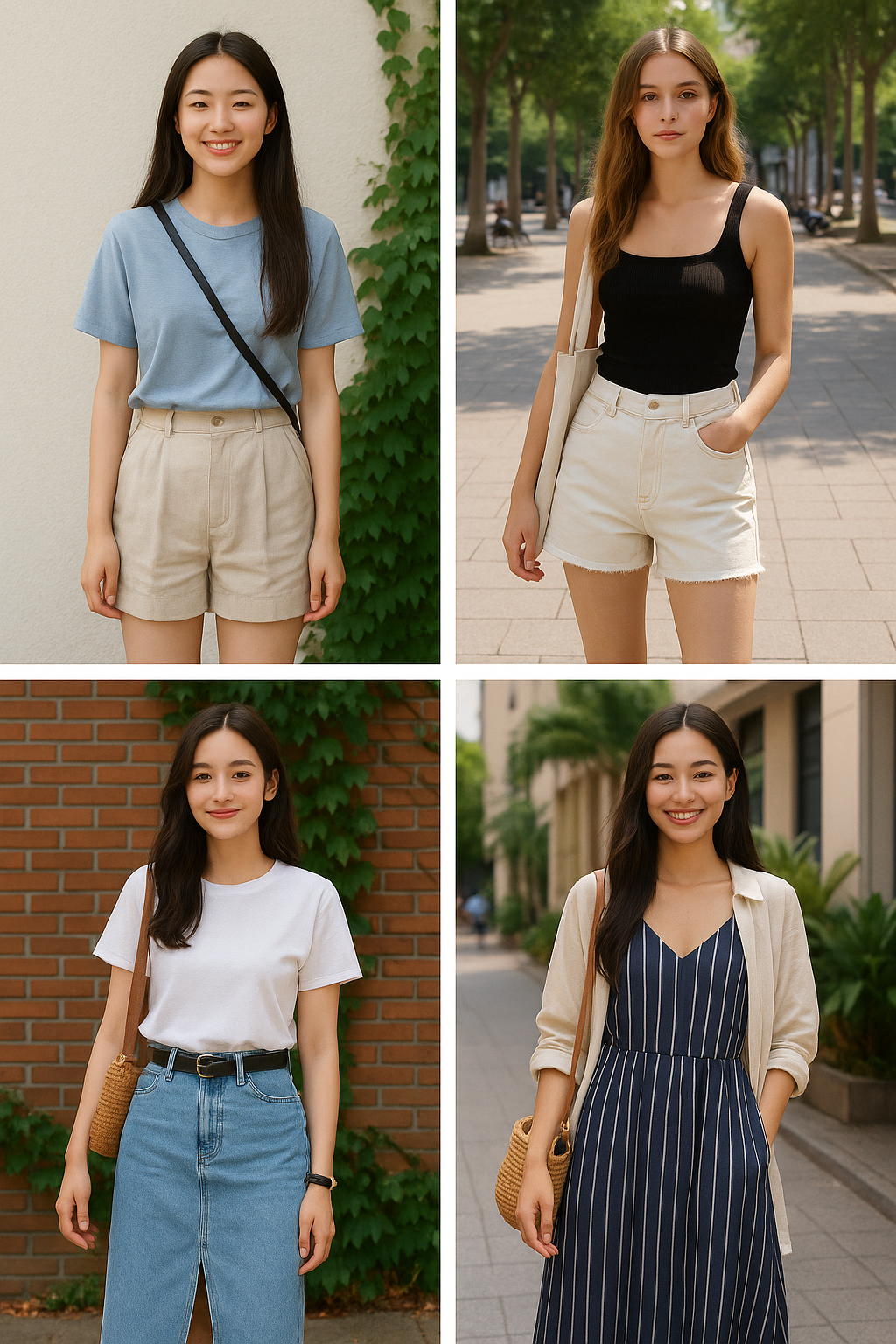 여름 데일리룩