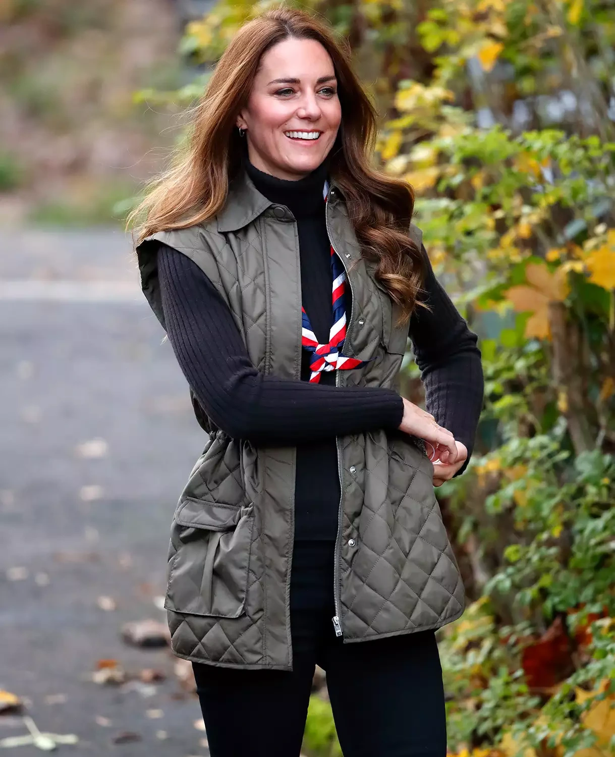 Kate Middleton 퀼팅 조끼