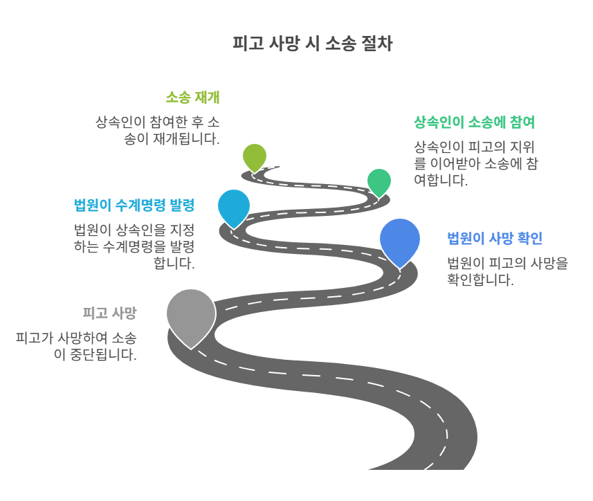 피고 사망 시 소송은 자동 종료될까?