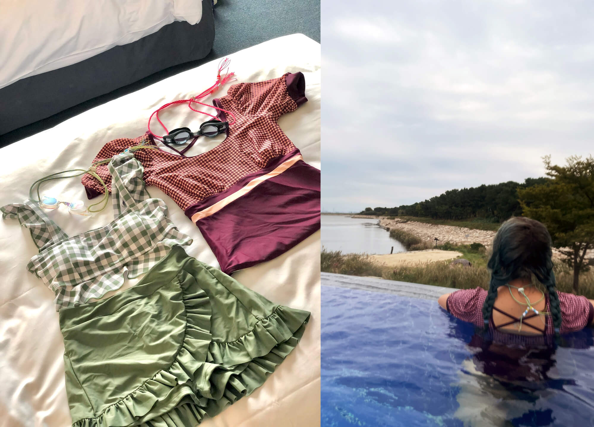 네스트호텔 온수풀 낮사진