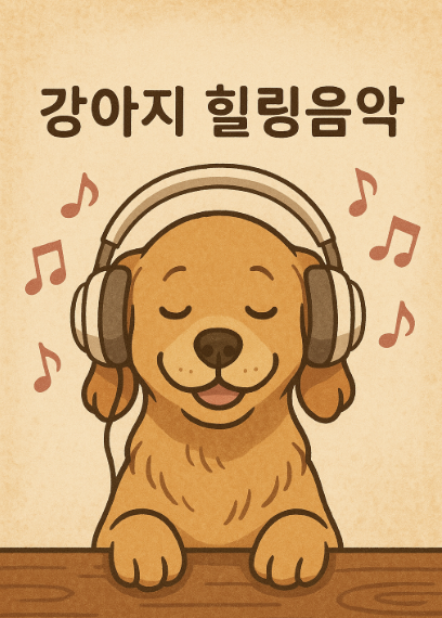 강아지 음악 관련 사진