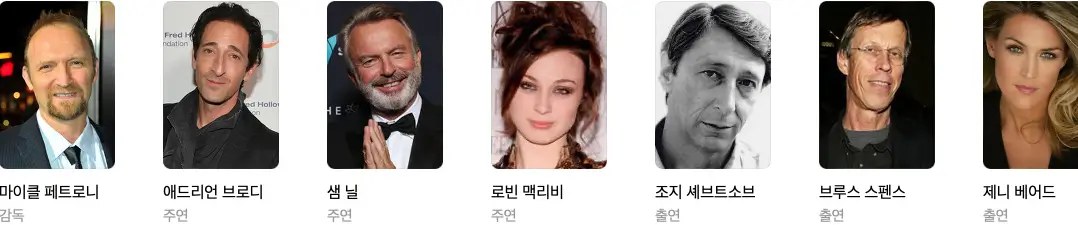 백트랙-출연진
