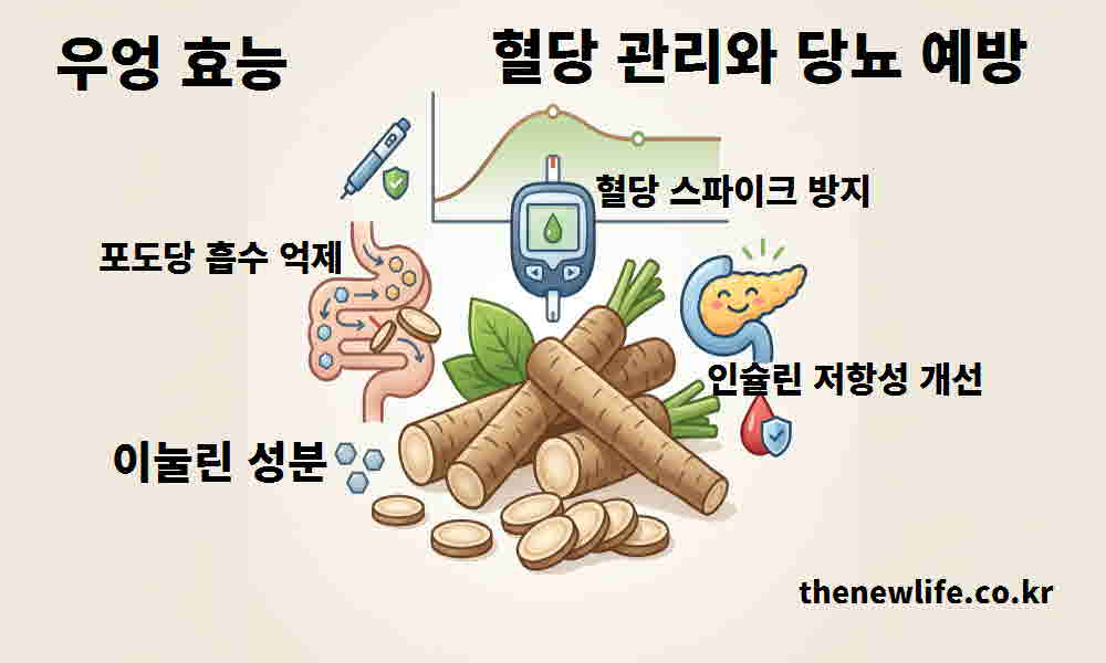 우엉 효능 혈당 관리 당뇨 예방