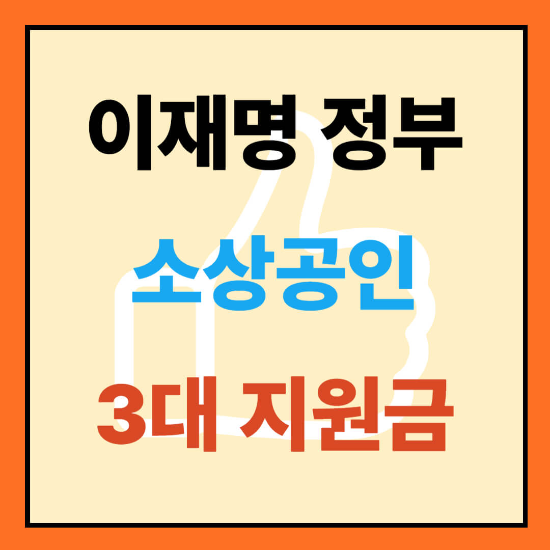 2025년 이재명 정부 소상공인 3대 지원금: 배달비, 공과금 지원, 비즈플러스카드 완벽 분석 참고이미지