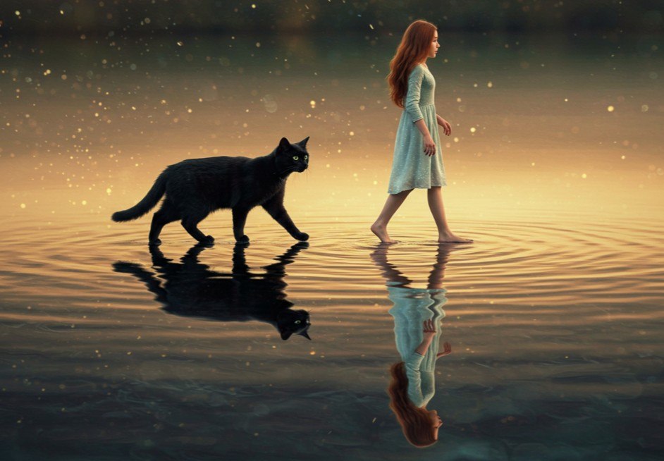 고양이가 따라오는 꿈 해몽