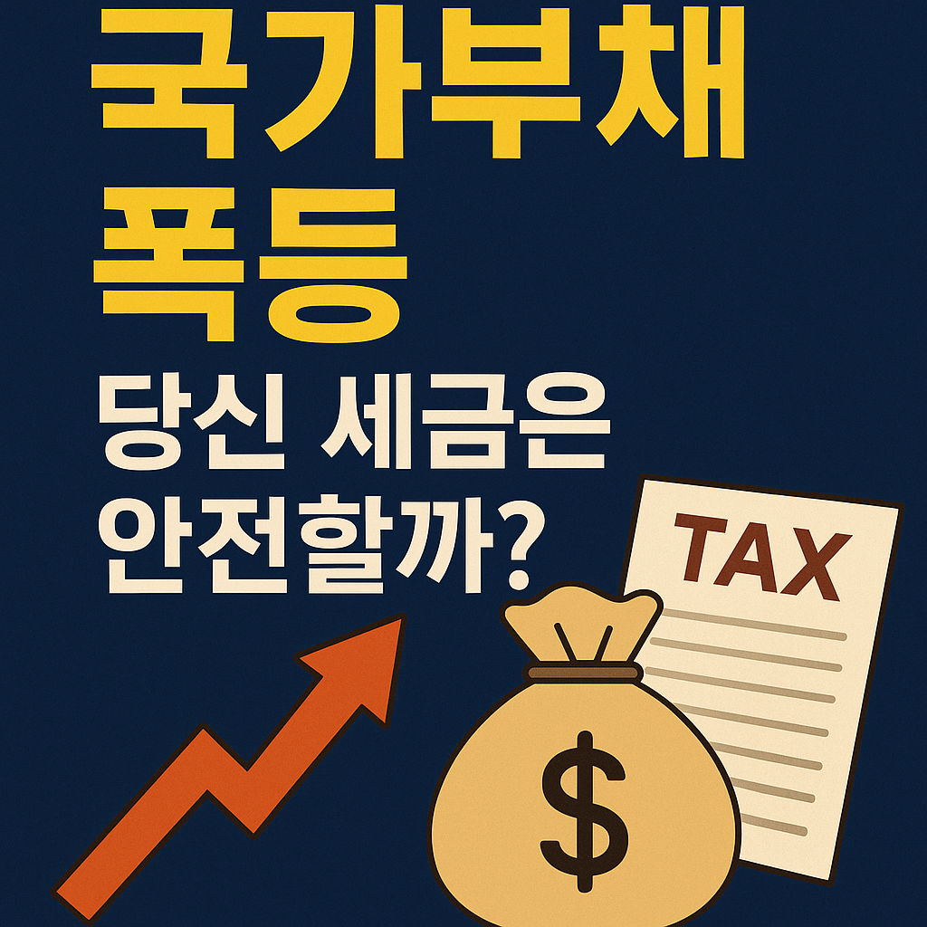 2025년 국가부채 폭등, 이대로 가면 세금폭탄 옵니다