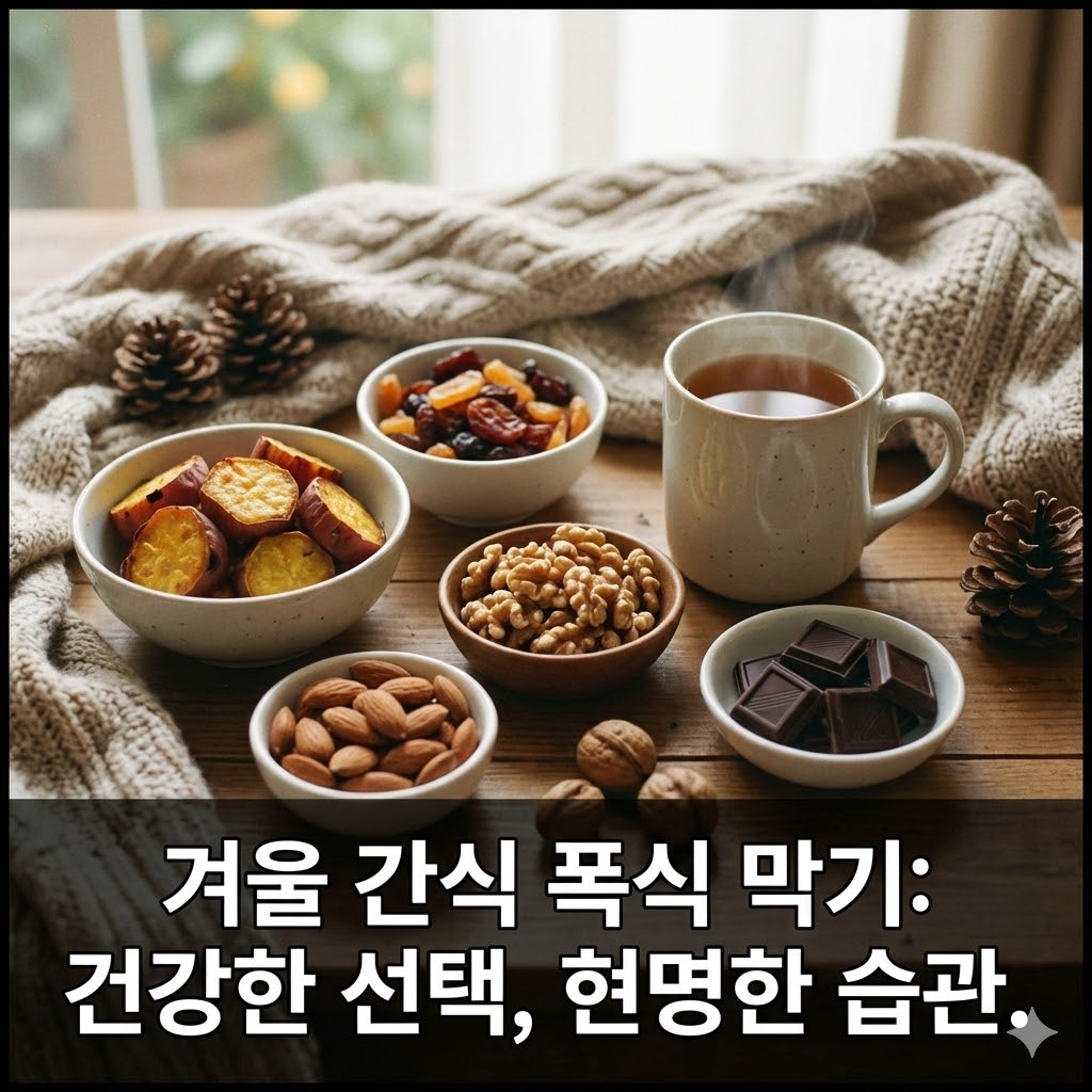 겨울 간식 폭식막기