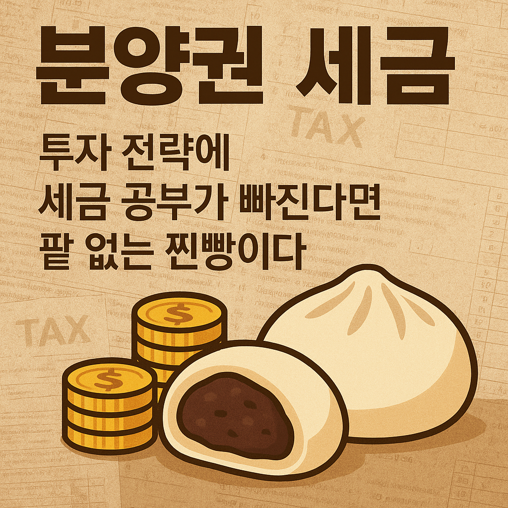 분양권 세금, 투자 전략에 세금 공부가 빠진다면 팥 없는 찐빵이다.