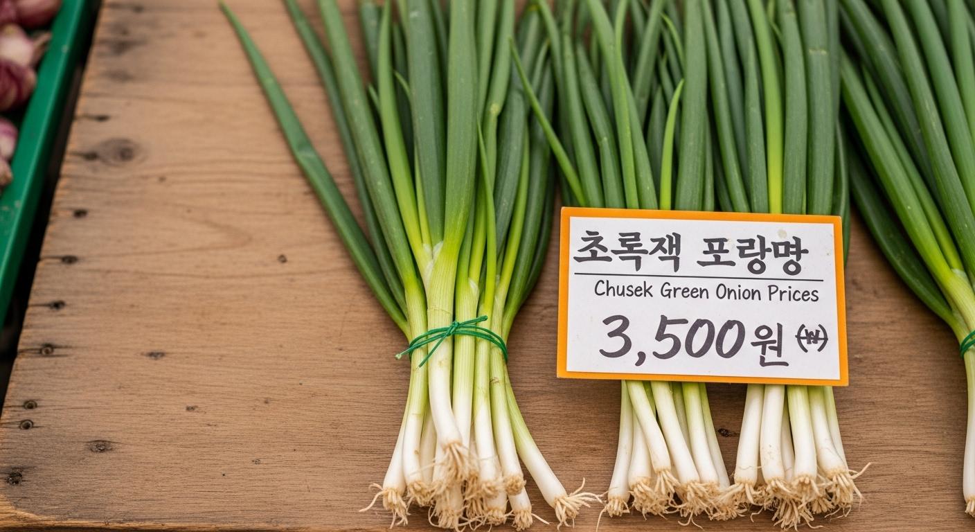 추석 쪽파 가격