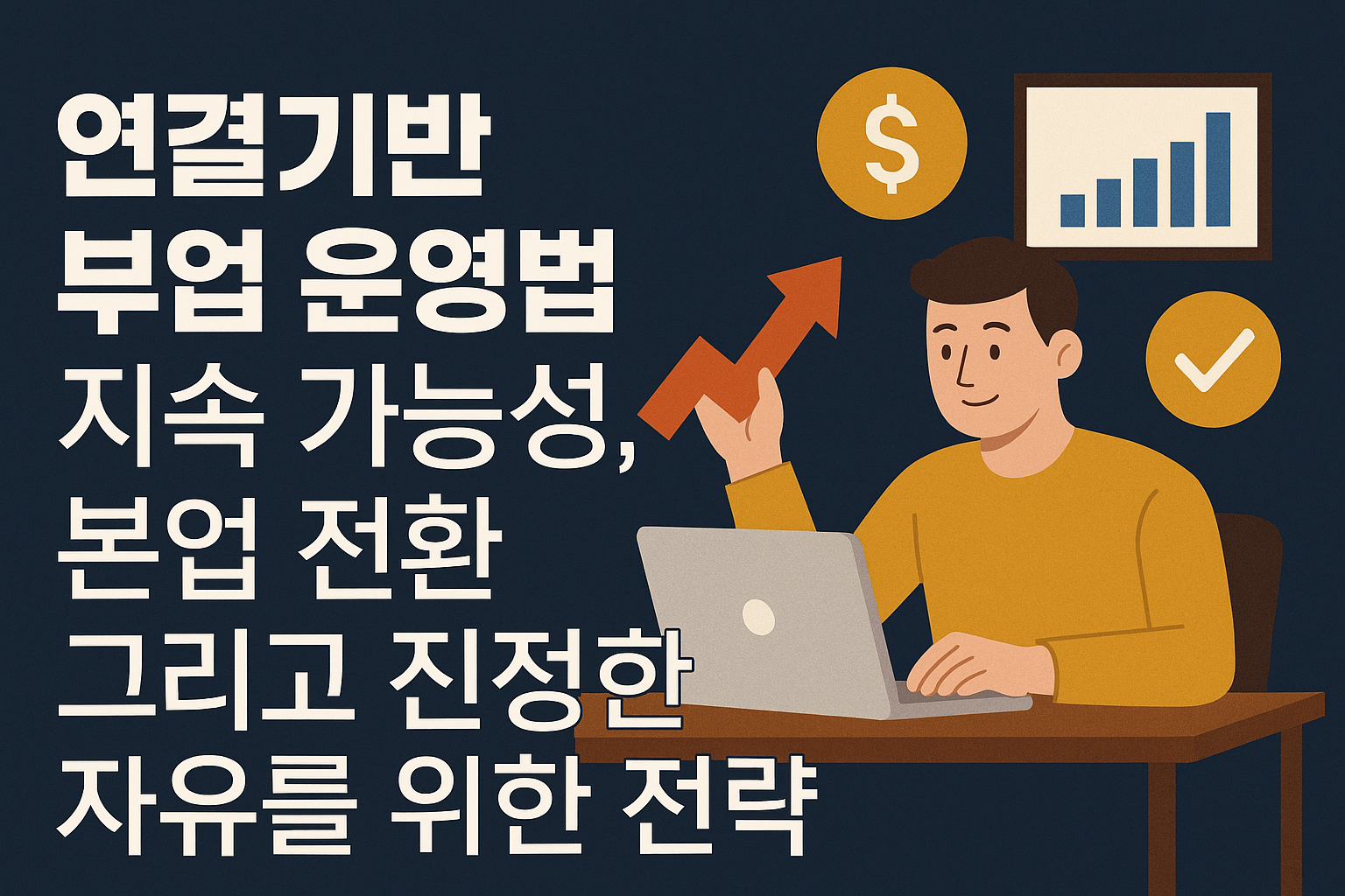 연결기반 부업 운영법: 지속 가능성, 본업 전환, 자유