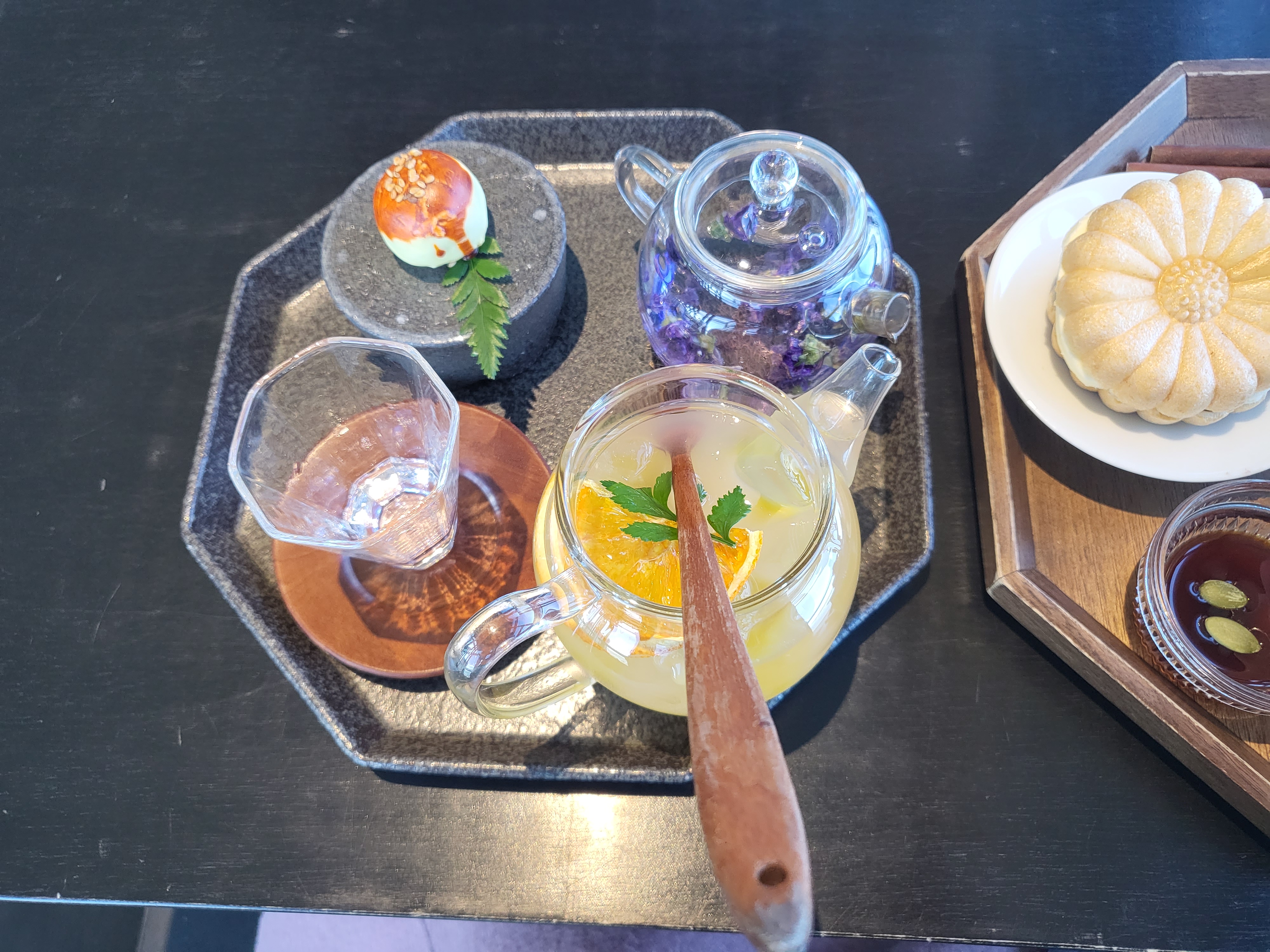 차덕분:영종도 구읍뱃터 바닷가 전망 이쁜 전통카페 차와 디저트 메뉴