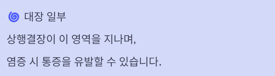 오른쪽 갈비뼈 아래 통증