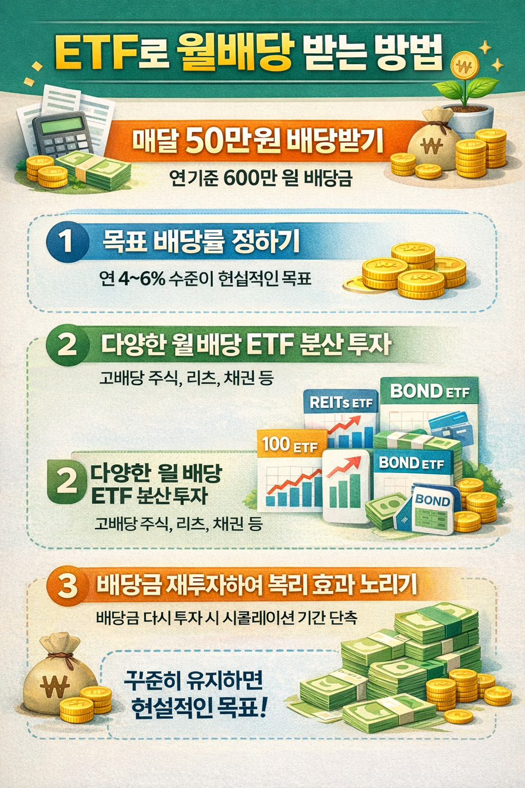 etf로 월배당 받는 방법