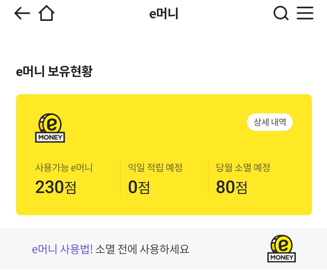 이마트 e머니