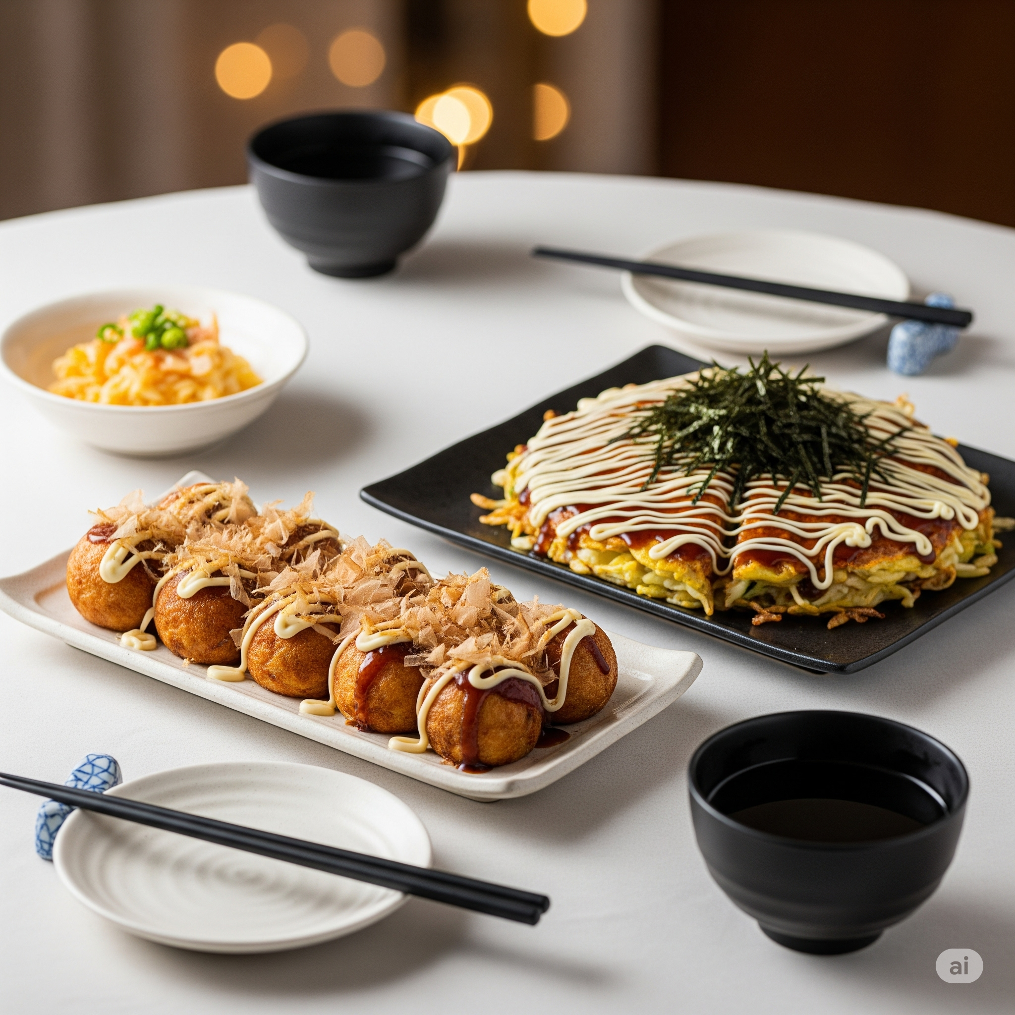 오코노미야키 vs 타코야키 🍽️ 오사카 대표는 과연 누구? 관련이미지