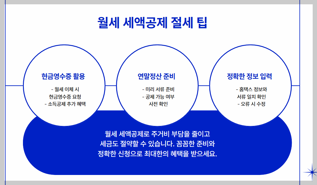 월세 세액공제 대상 조건 및 방법