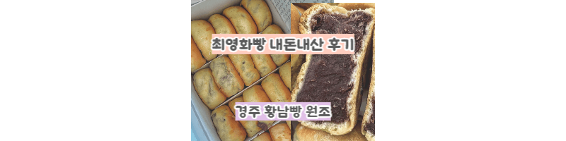 [최영화빵]경주빵-원조-황남빵-내돈내산-후기,웨이팅,보관법,비교