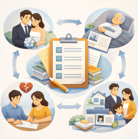 가족관계 변동 시 반드시 정리해야 할 행정 절차