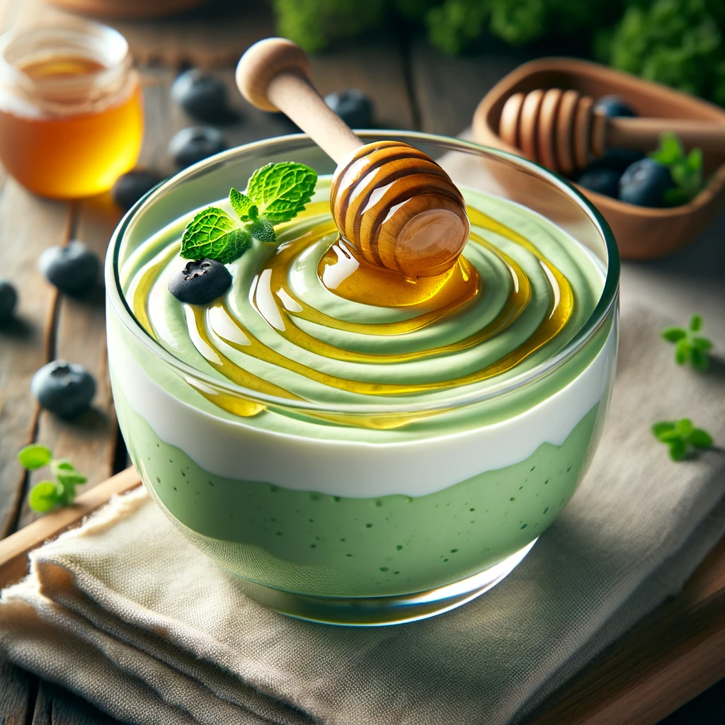 벌집 꿀과 요거트