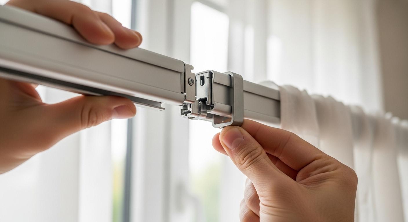 커튼 레일 연장