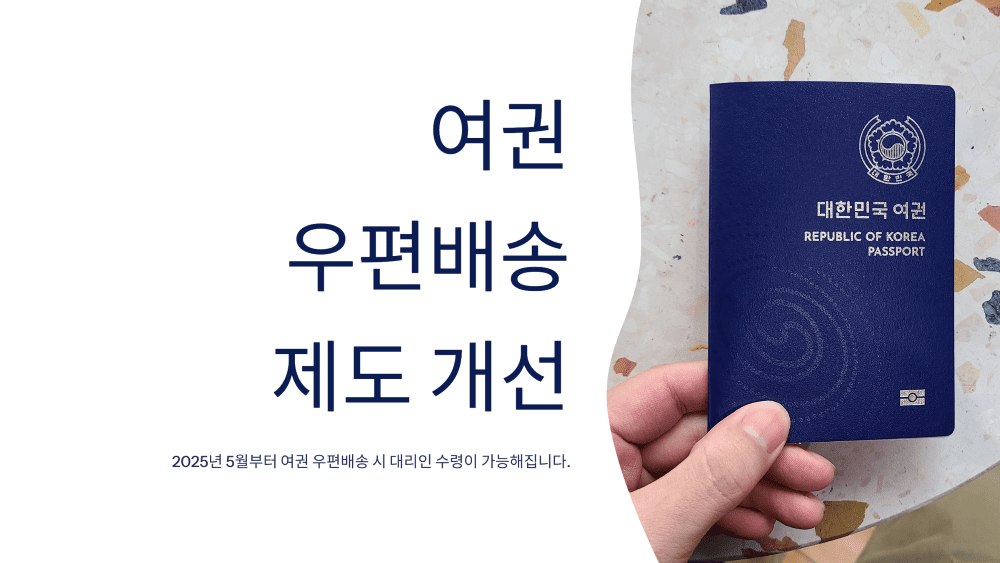 여권 우편배송 제도 개선