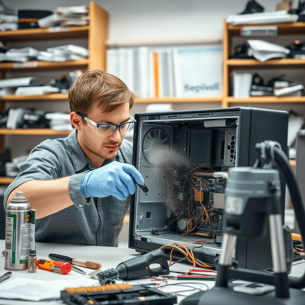 고장난 전자제품을 고치는 꿈 해몽