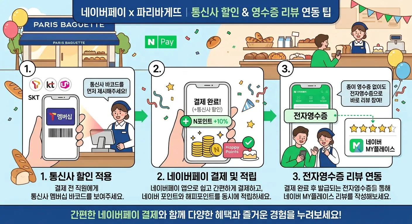 통신사 할인과 영수증 리뷰 연동 팁