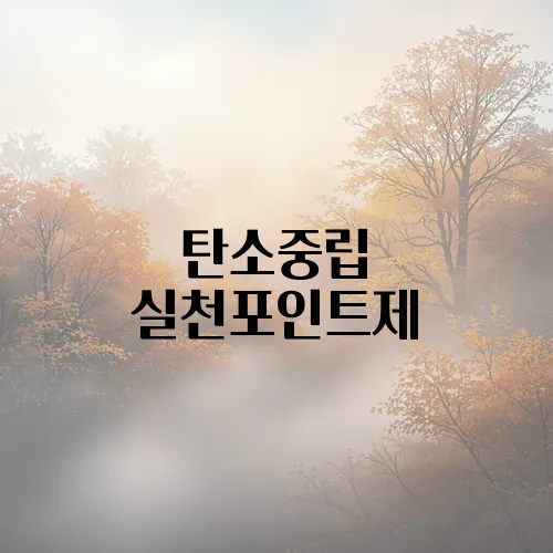 탄소중립 실천포인트제