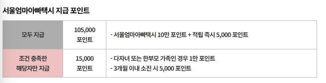 '서울엄마아빠택시' 대대적 개선, 신청방법