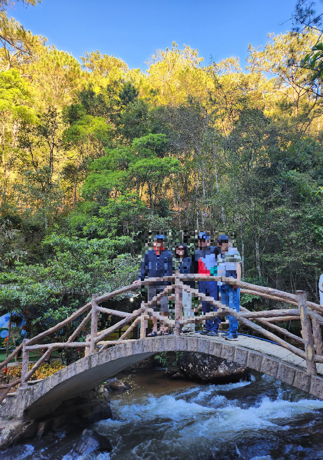 달랏 따딴라폭포 내 포토존