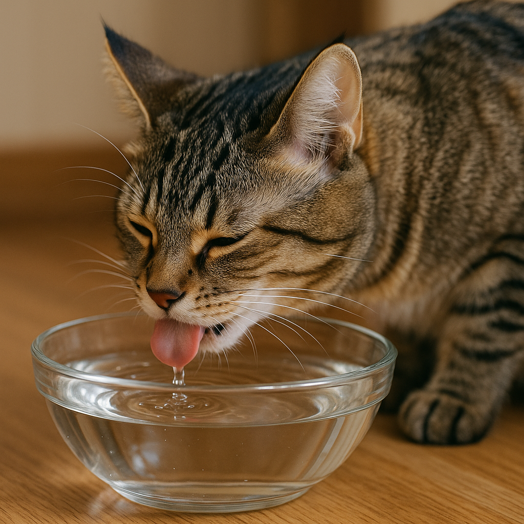 고양이 수분 충족