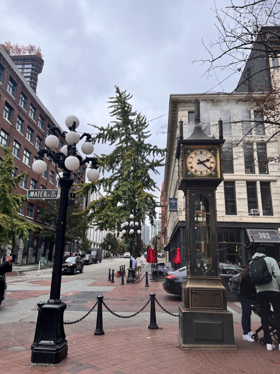 가스타운 증기시계. 어떤 사람들은 별 거 없다고도 하지만, 난 좋았다.