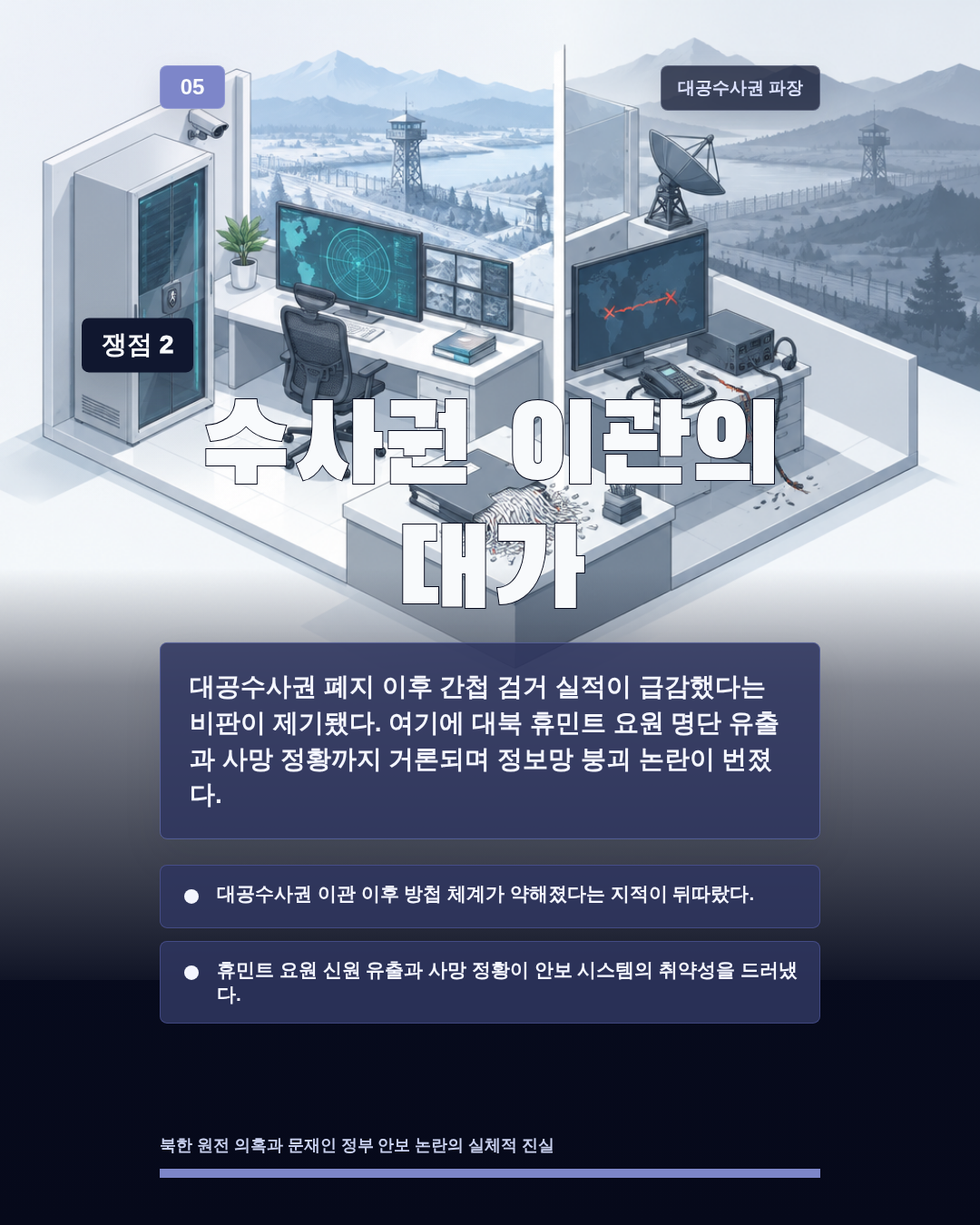 수사권 이관의 대가