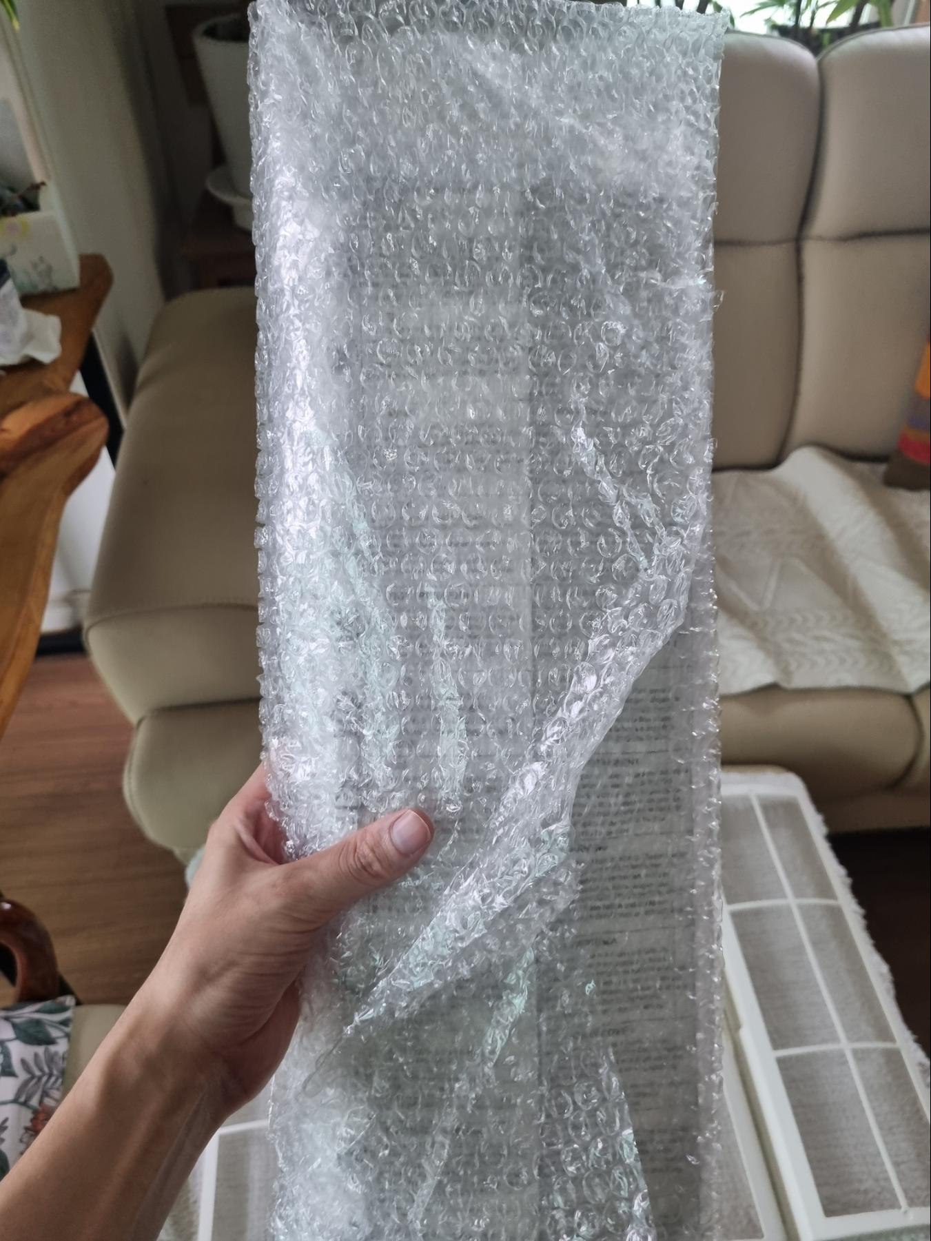 완충재로 포장된 에어컨 필터