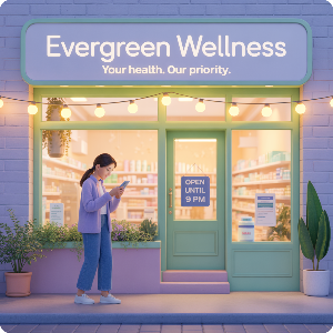 일요일(저녁) 문 여는 약국 이미지