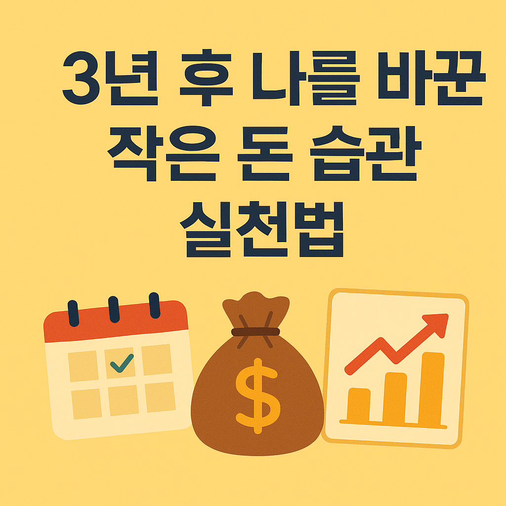 3년 후 나를 바꾼 작은 돈 습관 실천법