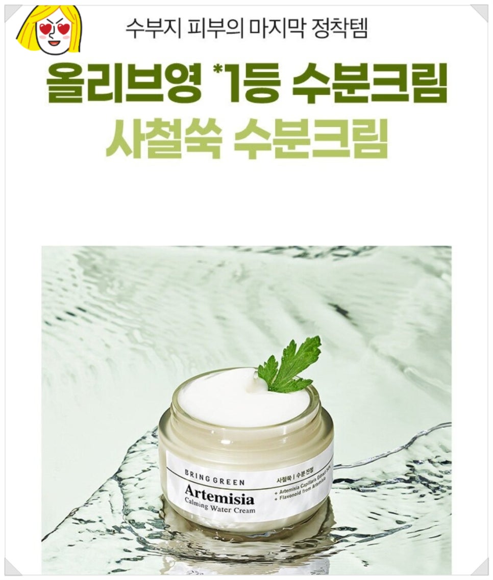 브링그린 사철쑥 수분크림