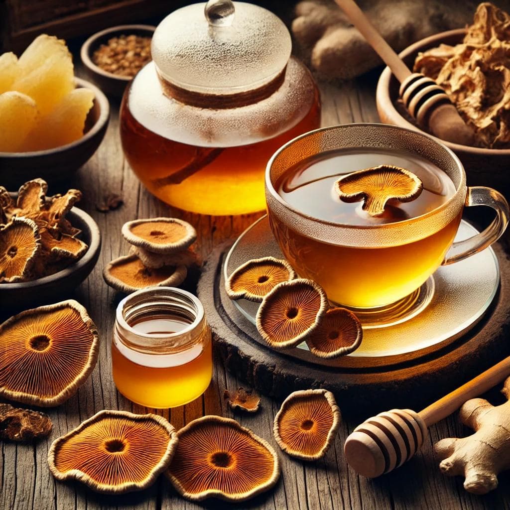 상황버섯 차의 효능: 혈당 조절과 항암 효과